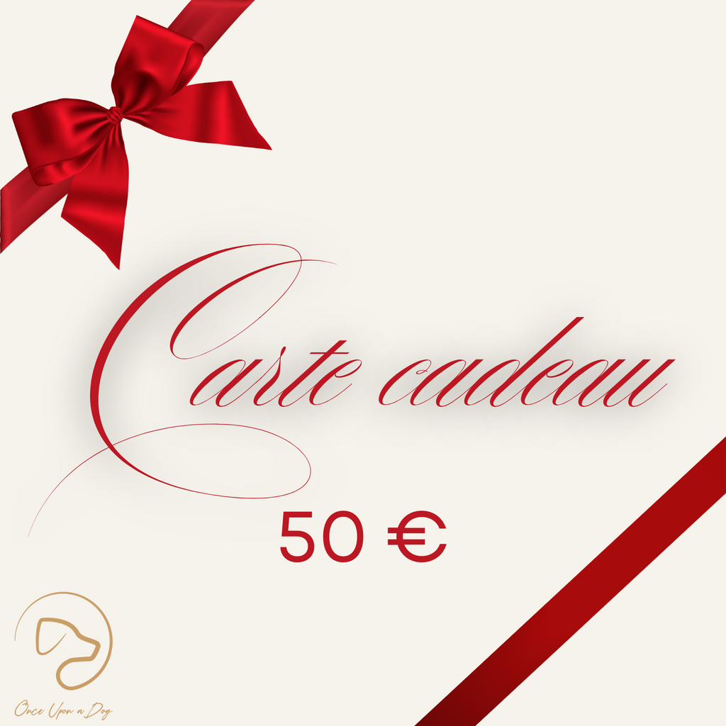 Carte Cadeau Once upon a dog