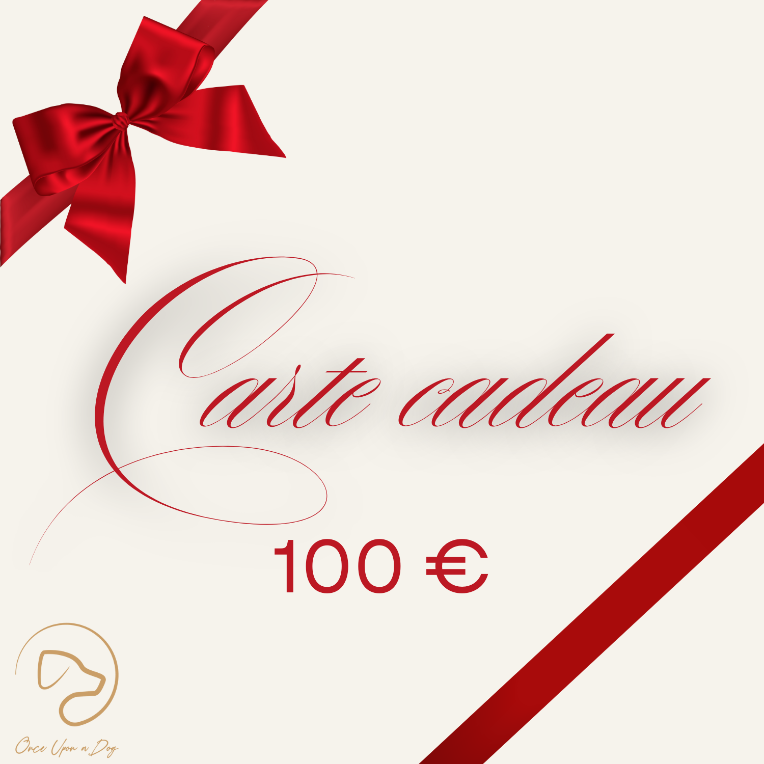 Carte Cadeau Once upon a dog